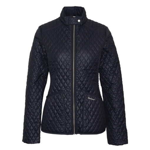 Barbour Swallow Quilted Jacket in dark navy