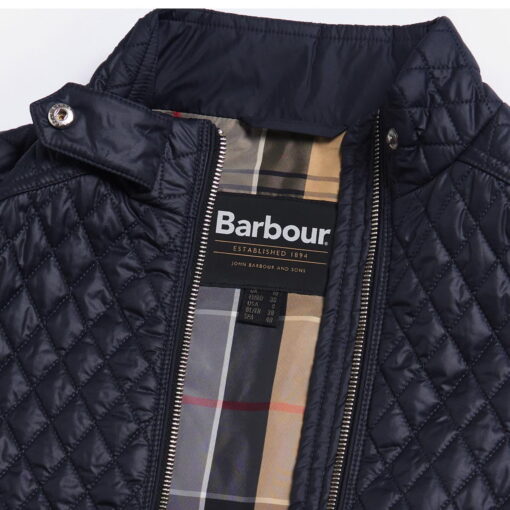 Barbour Swallow Quilted Jacket in dark navy