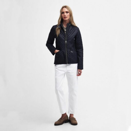 Barbour Swallow Quilted Jacket in dark navy