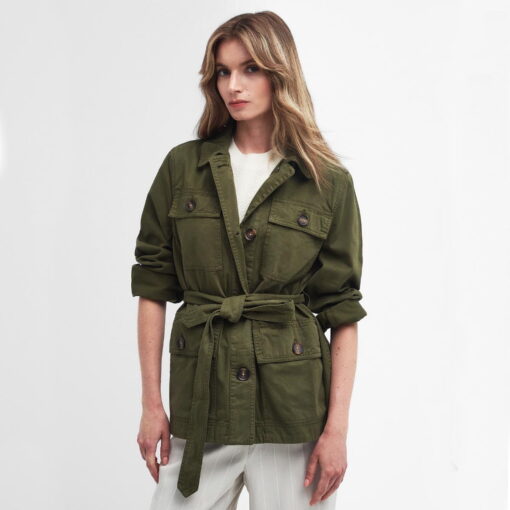 Barbour Tilly Casual Jacket in Burnt Olive
