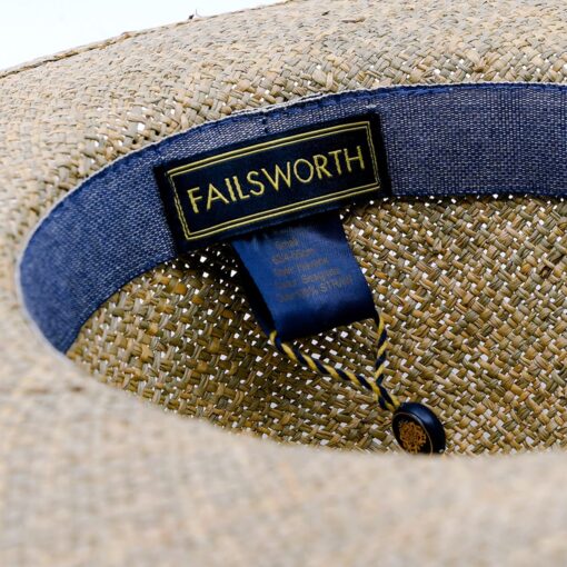 Failsworth Havana Seagrass Hat inside HAVANA-SEAG