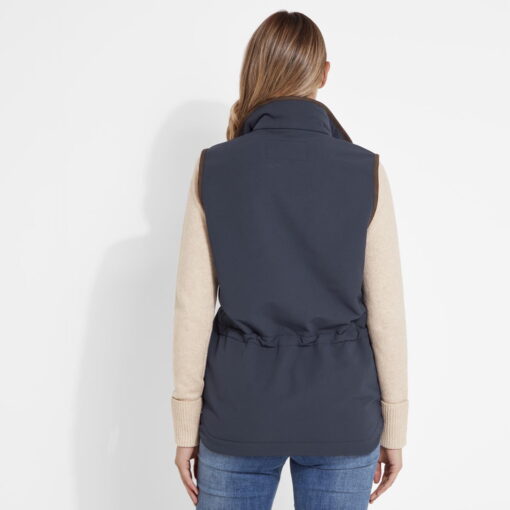 Schoffel Ladies Belton Gilet in Navy 22-13444-8880 back