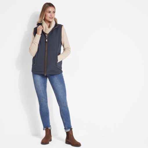 Schoffel Ladies Belton Gilet in Navy 22-13444-8880 full