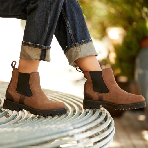 Ariat Ladies Wexford Lug Waterproof Chelsea Boots - Image 7