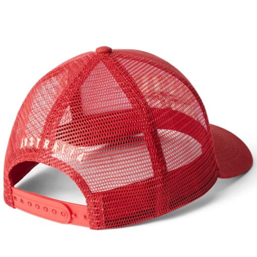 RM Williams Mens Steers Head Trucker Cap Red