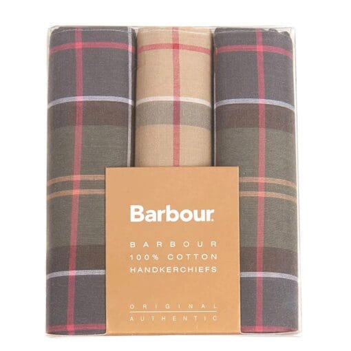 Barbour Handkerchief Gift Box Set Tartan Assortment 1 MAC0010TA111