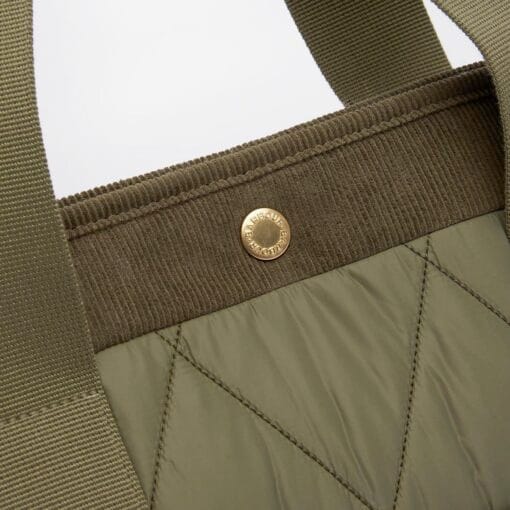 Barbour Healy Quilted Tote Bag in Olive LBA0433OL711 detail