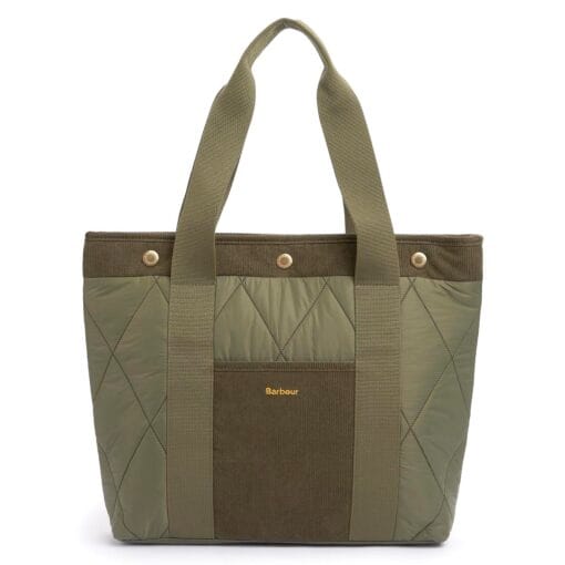 Barbour Healy Quilted Tote Bag in Olive LBA0433OL711