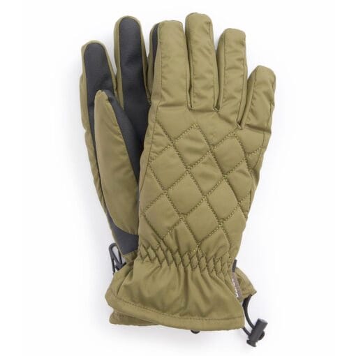 Barbour Joni Waterproof Quilted Gloves in Olive LGL0142OL71
