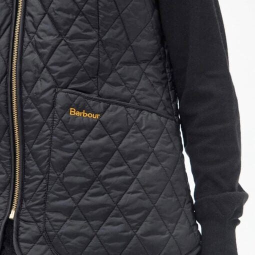 Barbour Markenfield Liner in Black detail LLI0013BK11