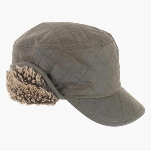 Barbour Stanhope Hunting Cap in Olive MHA0044OL11