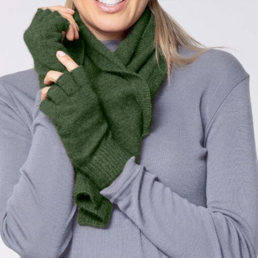 Noble Wilde Fingerless Gloves in Jungle NW5026183