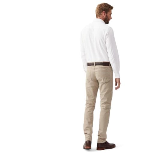 R M Williams Loxton Drill Jeans in Buckskin TJ2A589H001 full back