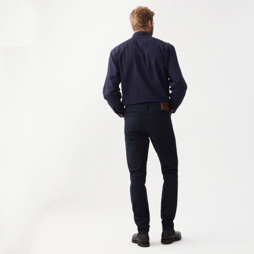R M Williams Loxton Drill Jeans in Navy TJ2A5894501 full back