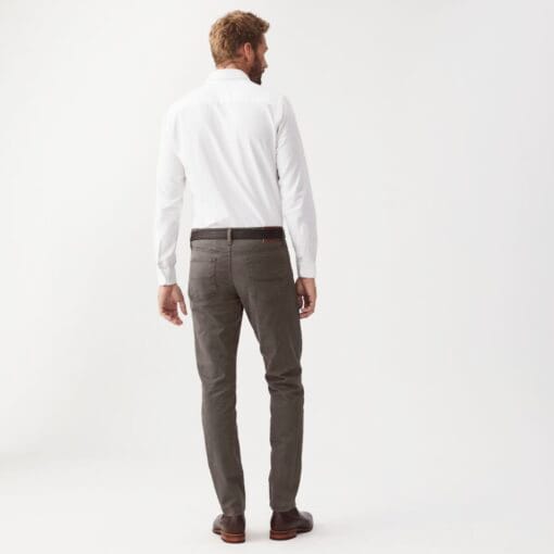 R M Williams Loxton Drill Jeans in Silt TJ2A589SI01 back
