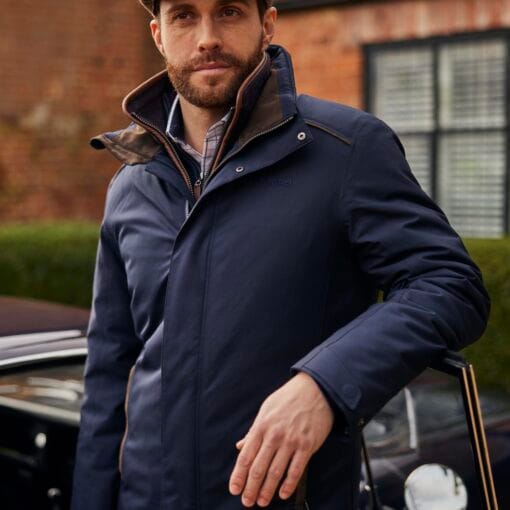 Schoffel Whitton Waterproof Coat in Navy 22-23899-8892 life