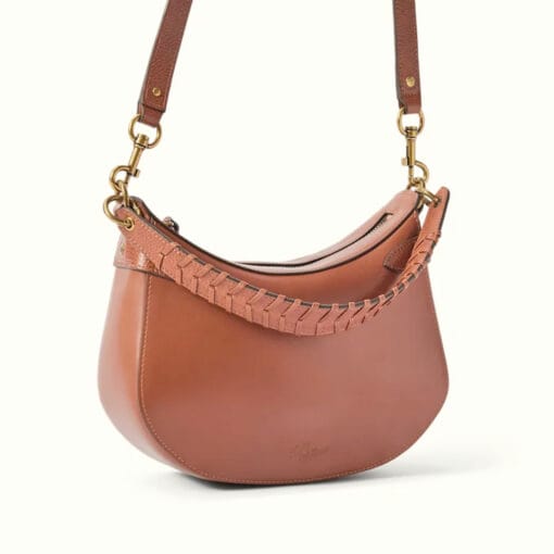 R M Williams Leanora Shoulder Bag in Caramel CUM0ECHY50100 front