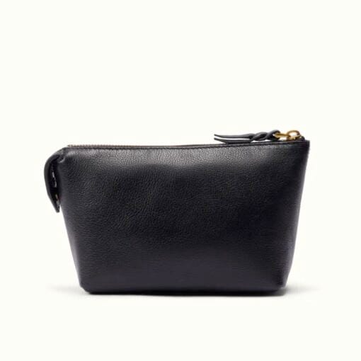 R M Williams Lorne Small Cosmetic Case in Black CHS0ETL020100 back