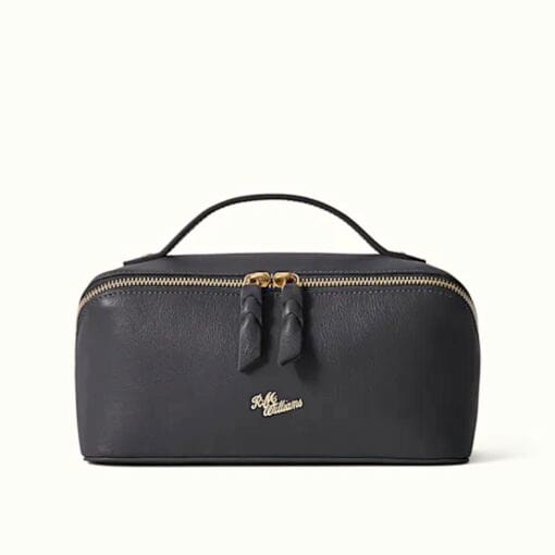 R M Williams Lorne Vanity Case in Black VCM0ETL020100 front