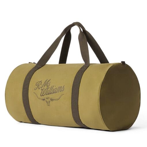 R M Williams R M Ditty Bag in Light Olive CNM0UCAG70100 side