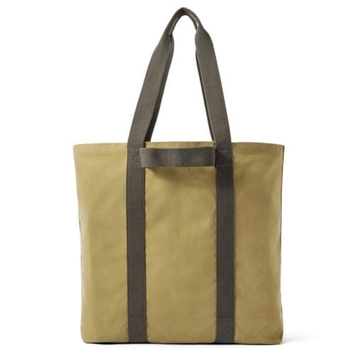 R M Williams R M Ditty Tote in Light Olive CGM9OCAG70100 back