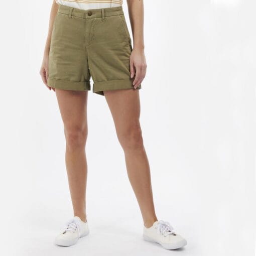Barbour Chino Shorts khaki front LST0022KH31