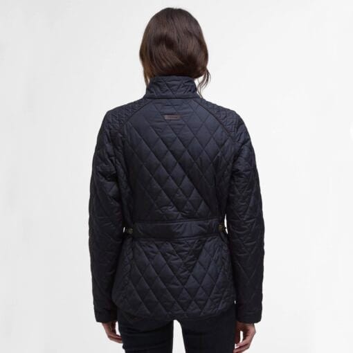 Barbour Crawford Cavalry Quilt Jacket dark navy