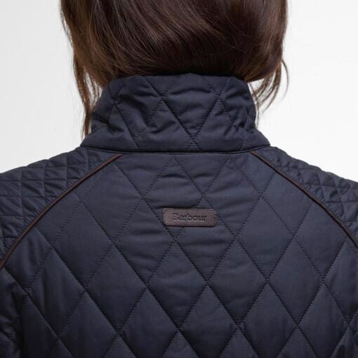 Barbour Crawford Cavalry Quilt Jacket dark navy