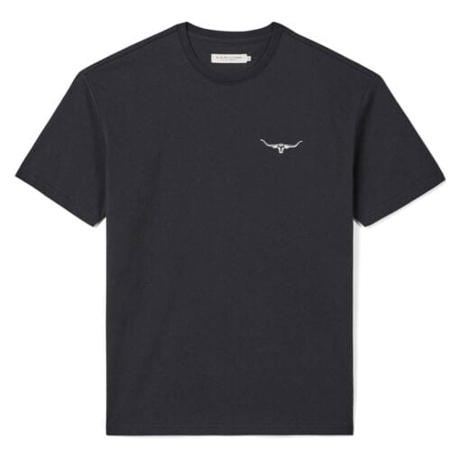 R M Williams 1932 T-Shirt Anthracite outline KD210JEK801