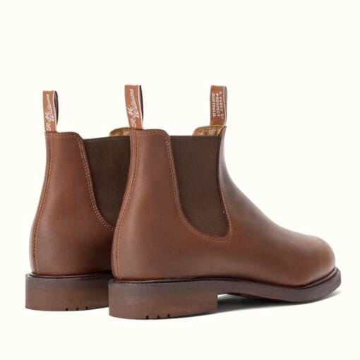 R M Williams Comfort Gardener Vesta Boots in Brown back B530V06