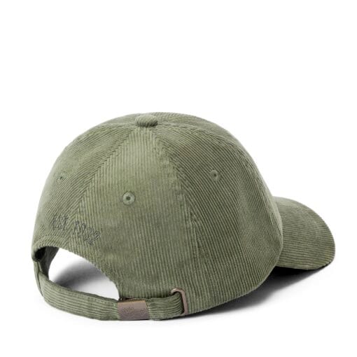 R M Williams Mini Longhorn Cord Cap moss back 1932 ACX9OCR6201