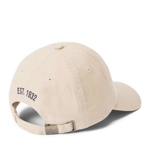 R M Williams Mini Longhorn Twill Cap in Ecru back 1932 ACX9OWIJ204