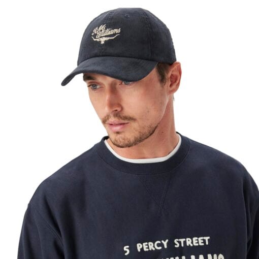 R M Williams Script Longhorn Cord Cap - Image 2