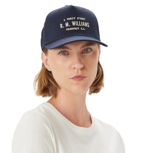 R M Williams Stencil Trucker Cap - Image 3