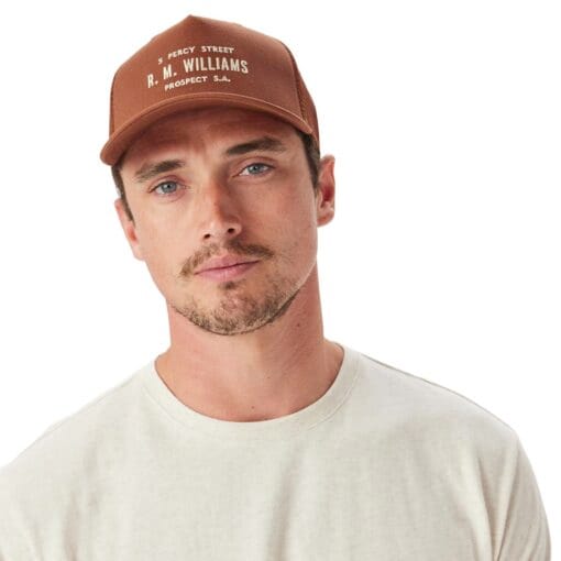 R M Williams Stencil Trucker Cap - Image 4