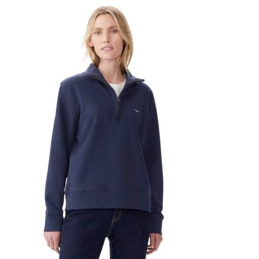 R M Williams Trickett II Zip Neck Sweatshirt - Image 2