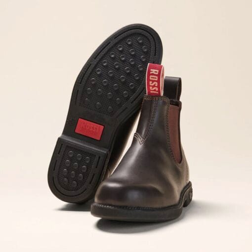Rossi Booma Elastic Side Boots in Claret front sole 607 CLT