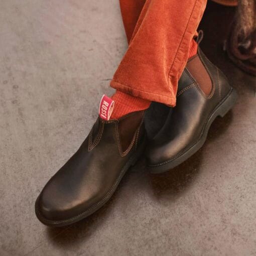 Rossi Booma Elastic Side Boots in Claret life top 607 CLT