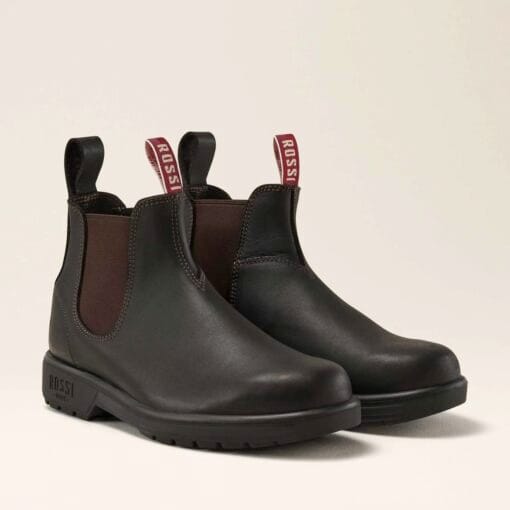 Rossi Endura Elastic Side Boots in Claret front R-303-CLT