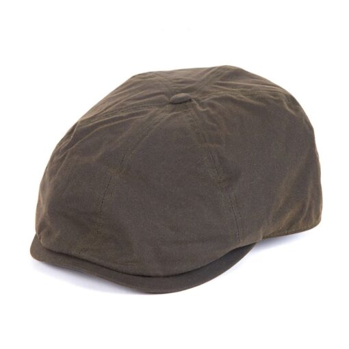Barbour Portland Bakerboy Cap in Olive MHA0566OL71