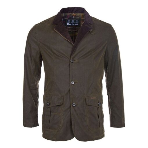 Lutz Wax Jacket in Olive MWX0566OL51