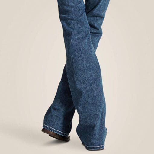 Ariat R.E.A.L. Mid Cut Stretch Whipstitch Boot Jeans in Rainstorm lower 10016202