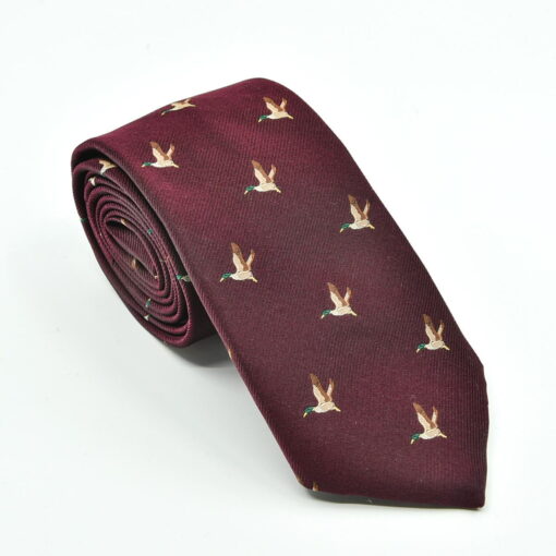 Atkinsons Pure Silk Flying Duck Tie port
