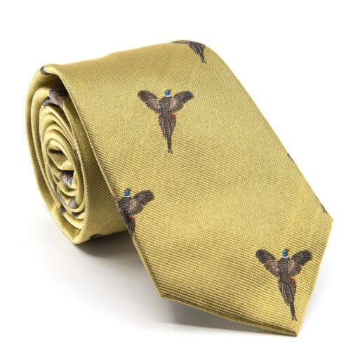 Atkinsons Pure Silk Flushing Pheasant Tie - Image 4