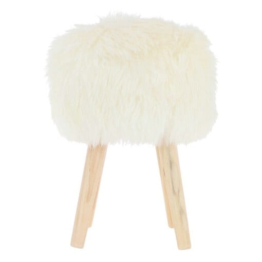 Elm Of Burford Sheepskin Stool - Image 2