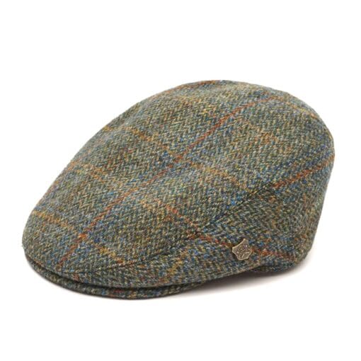 Failsworth Stornoway Harris Tweed Flat Cap in Tweed 2023