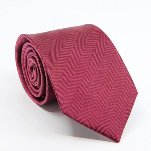 P L Sells Pure Silk Herringbone Tie - Image 2