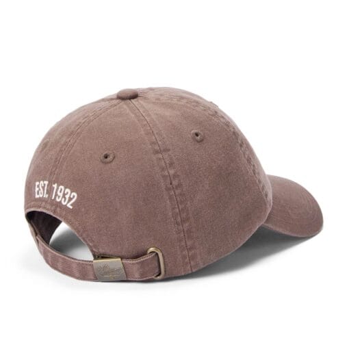 R M Williams Branded Twill Cap Hot Fudge back ACX9OWIHF02