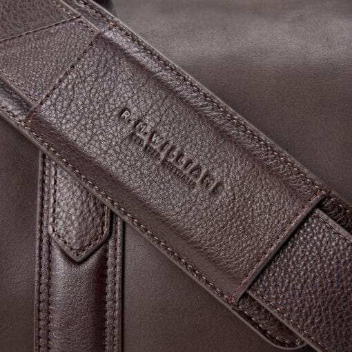 R M Williams Commuter Bag Chestnut strap CN0ULE410100