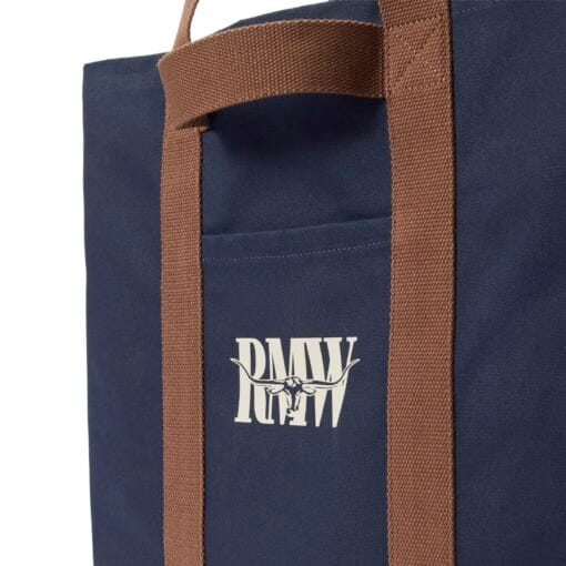 R M Williams Heritage Tote Navy detail CGM9OCA4501